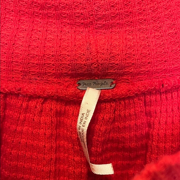 Free People • Red Embroidered Blouse - Picture 5 of 7